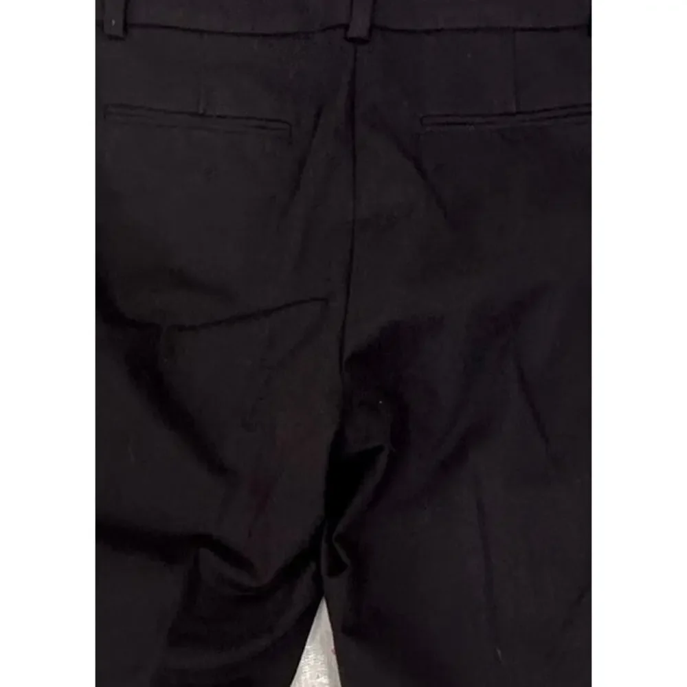 Ann Taylor Signature Petite 6P Black Womens Pants Cotton Viscose Spandex